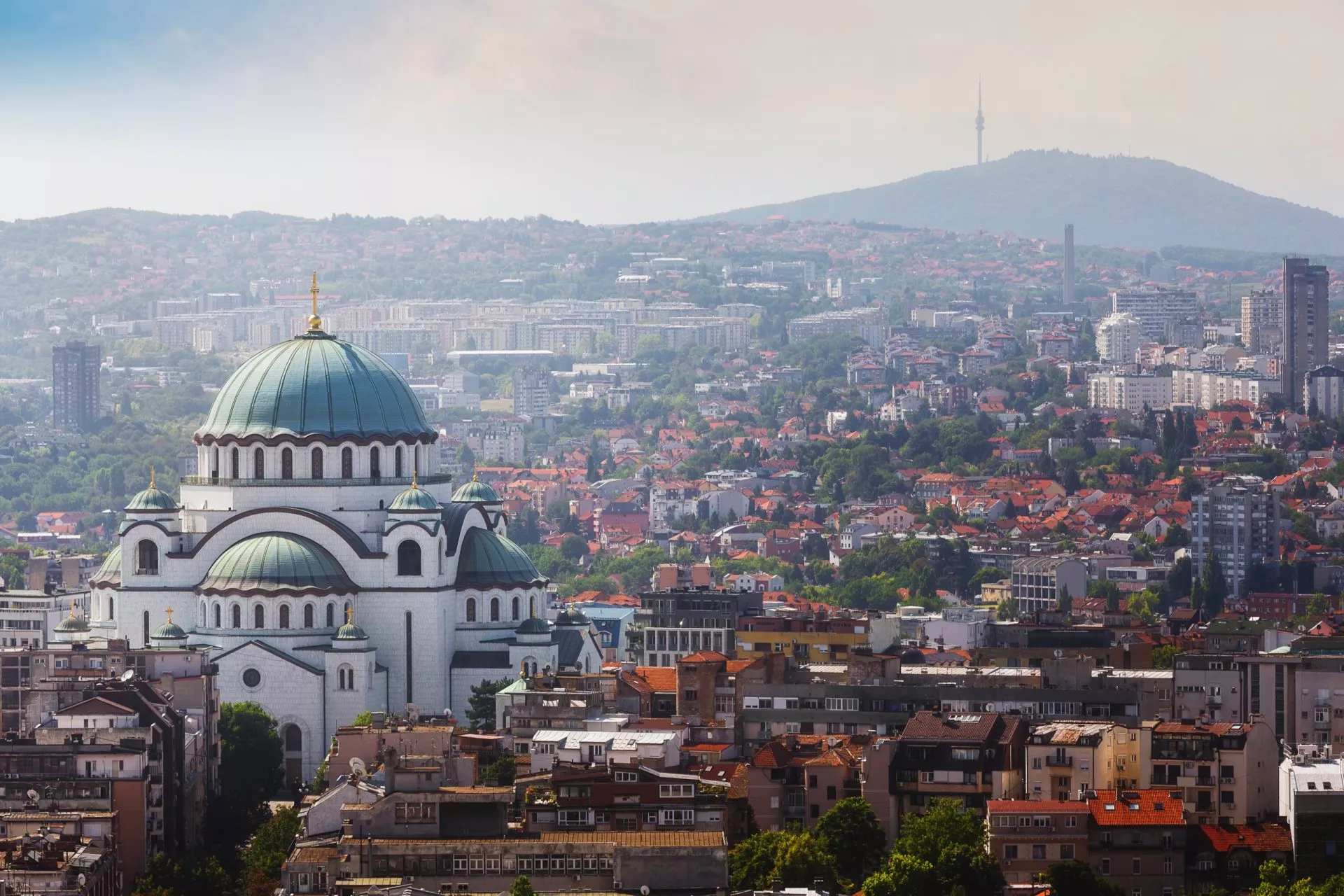 belgrade from above