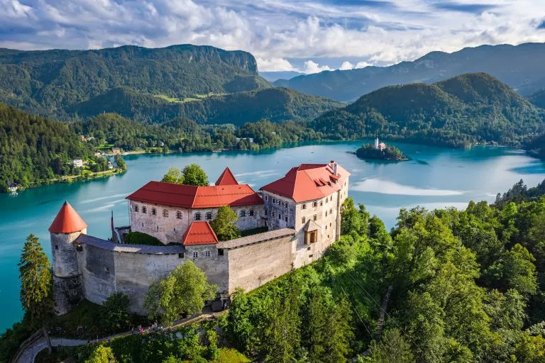 bled castle and island