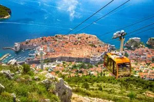 Vistas aéreas desde el teleférico