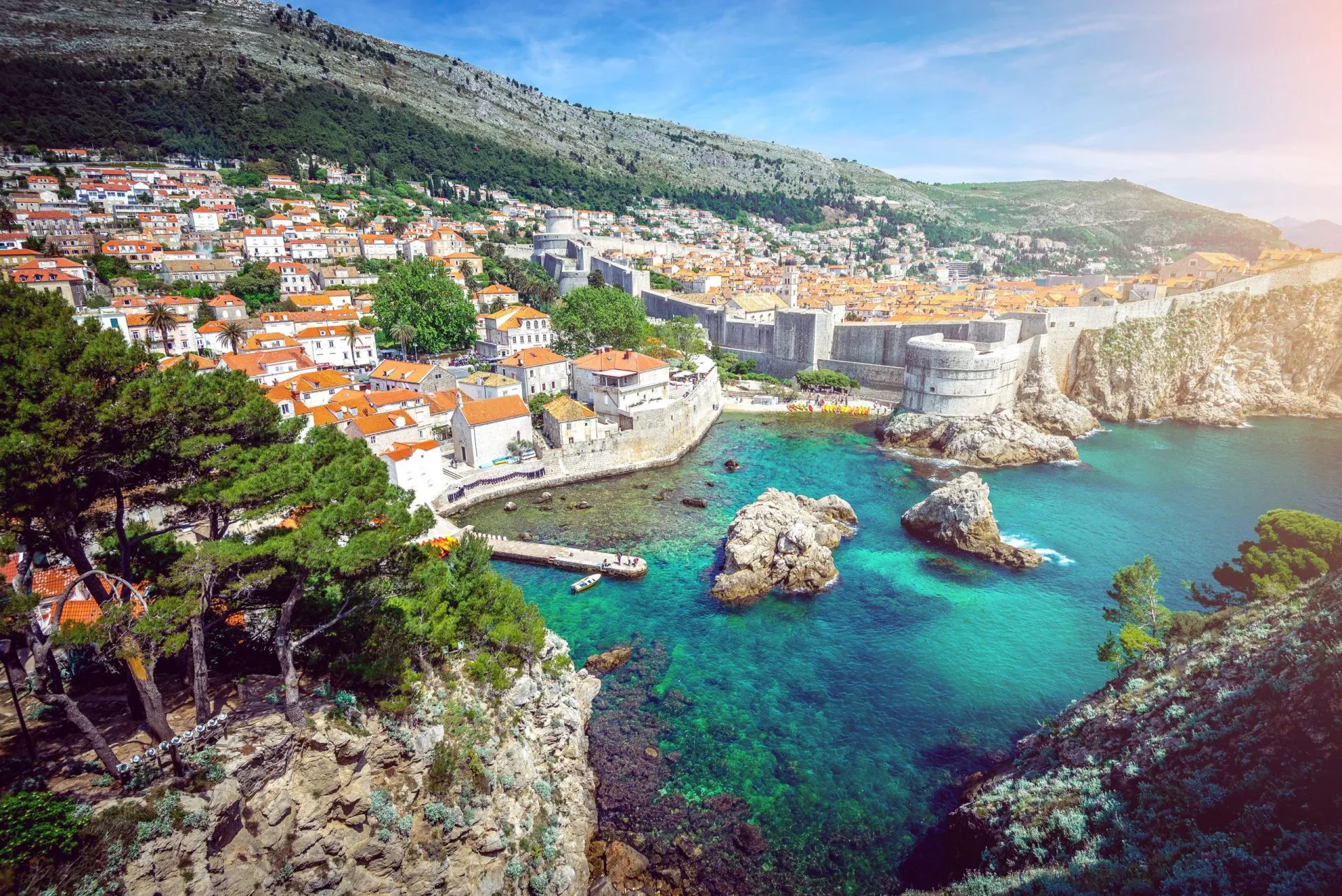 dubrovnik aerial