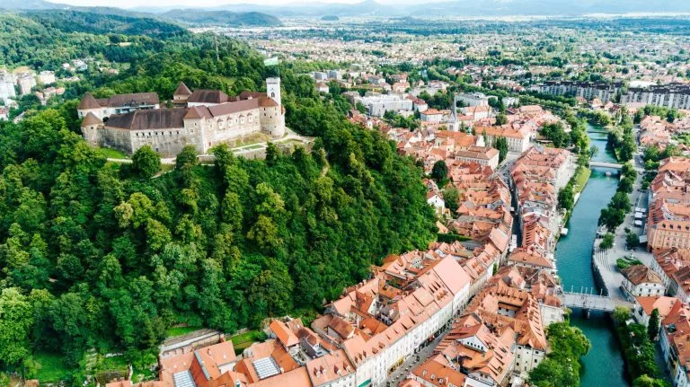 ljubljana with the castle