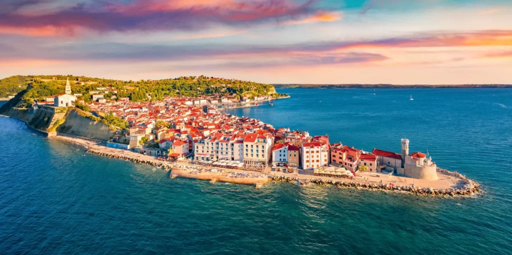 piran from above