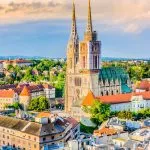 zagreb cathedral aerial